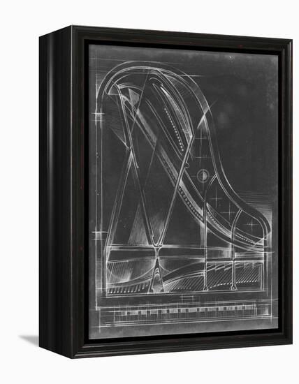 Grand Piano Diagram-Ethan Harper-Framed Stretched Canvas