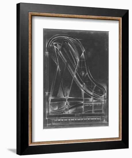 Grand Piano Diagram-Ethan Harper-Framed Art Print