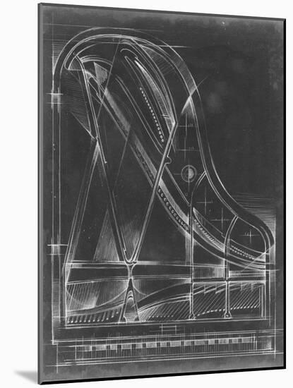Grand Piano Diagram-Ethan Harper-Mounted Art Print