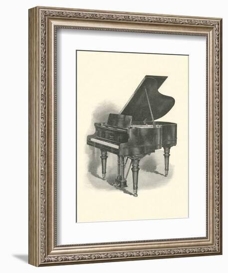 Grand Piano-null-Framed Premium Giclee Print