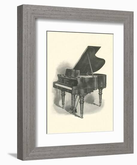 Grand Piano-null-Framed Premium Giclee Print