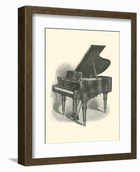 Grand Piano-null-Framed Premium Giclee Print