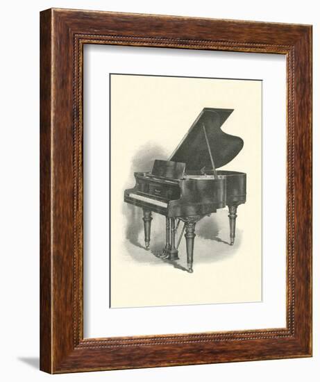 Grand Piano-null-Framed Premium Giclee Print