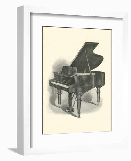 Grand Piano-null-Framed Premium Giclee Print