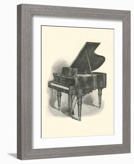 Grand Piano-null-Framed Art Print