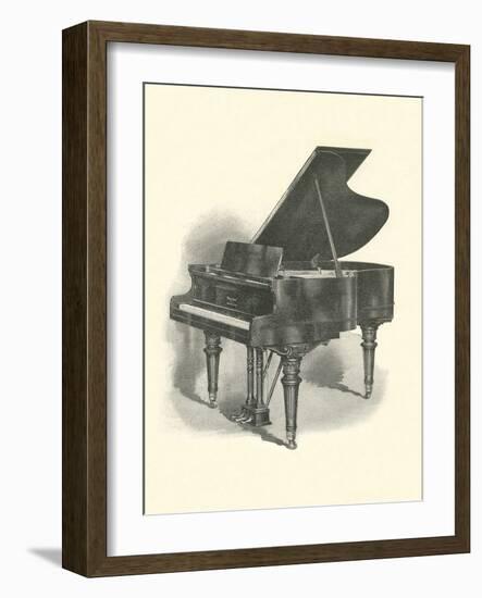 Grand Piano-null-Framed Art Print