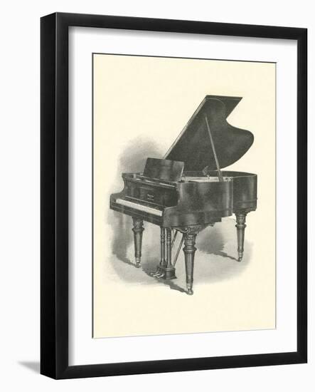 Grand Piano-null-Framed Art Print