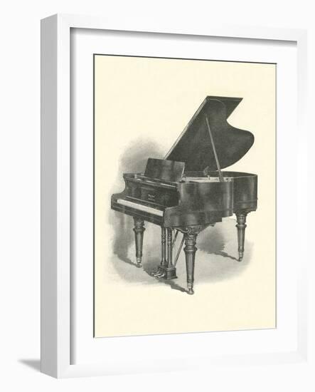 Grand Piano-null-Framed Art Print