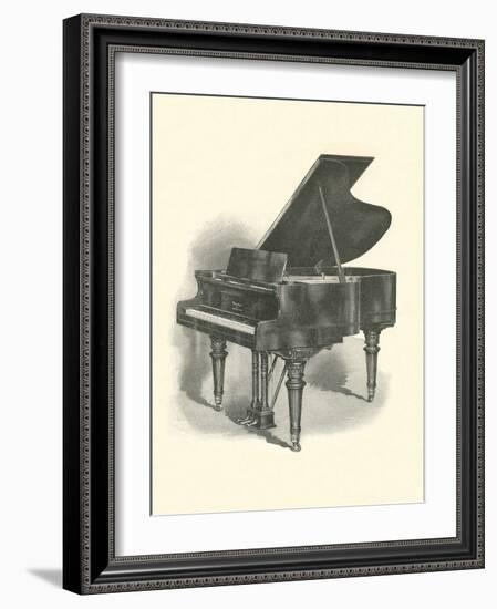 Grand Piano-null-Framed Art Print