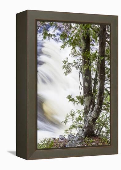 Grand Pitch on the East Branch of the Penobscot River-Jerry and Marcy Monkman-Framed Premier Image Canvas