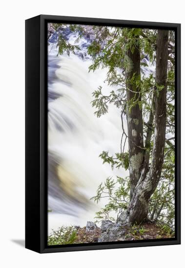 Grand Pitch on the East Branch of the Penobscot River-Jerry and Marcy Monkman-Framed Premier Image Canvas