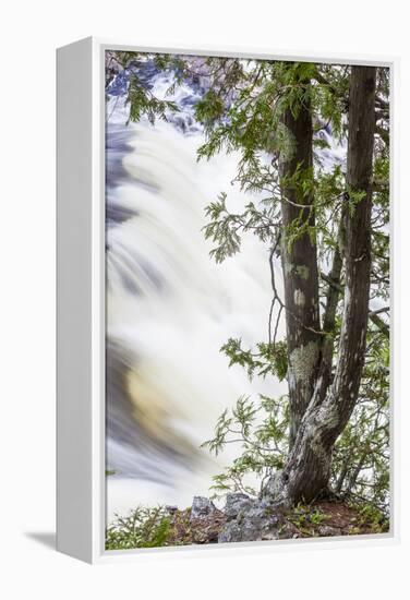 Grand Pitch on the East Branch of the Penobscot River-Jerry and Marcy Monkman-Framed Premier Image Canvas