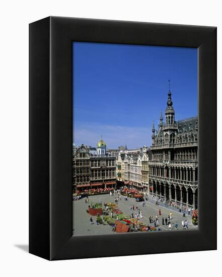 Grand Place, Brussels, Belgium-Rex Butcher-Framed Premier Image Canvas