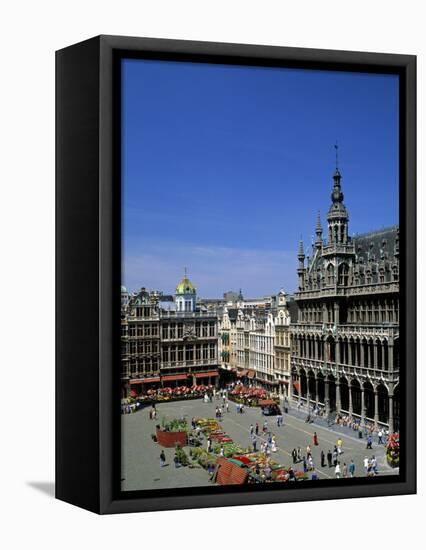 Grand Place, Brussels, Belgium-Rex Butcher-Framed Premier Image Canvas