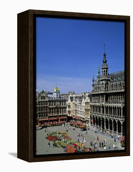 Grand Place, Brussels, Belgium-Rex Butcher-Framed Premier Image Canvas