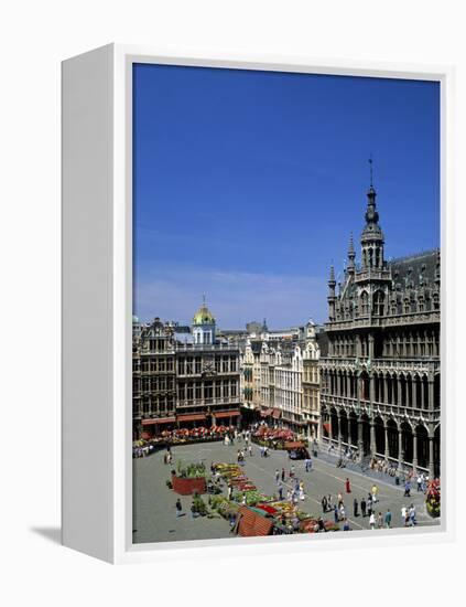 Grand Place, Brussels, Belgium-Rex Butcher-Framed Premier Image Canvas