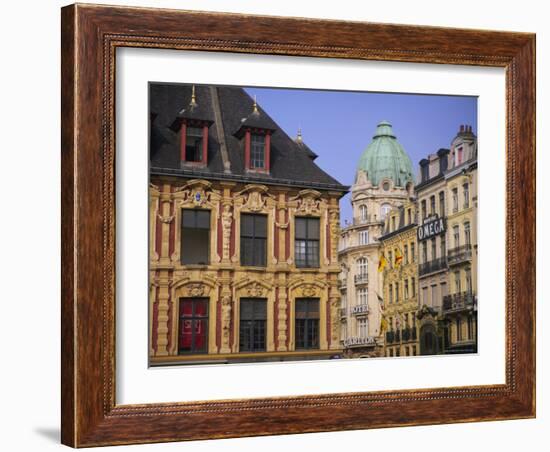 Grand Place, Lille, Nord Pas De Calais, France, Europe-John Miller-Framed Photographic Print