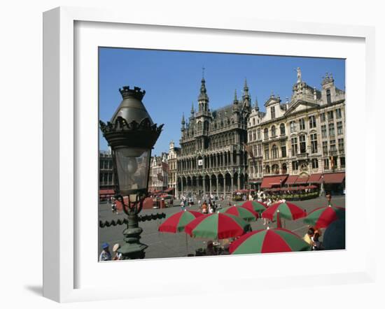 Grand Place, UNESCO World Heritage Site, Brussels, Belgium, Europe-Ken Gillham-Framed Photographic Print