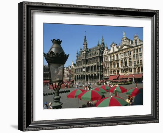 Grand Place, UNESCO World Heritage Site, Brussels, Belgium, Europe-Ken Gillham-Framed Photographic Print