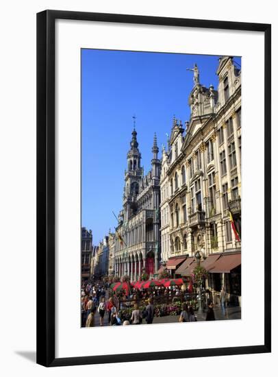 Grand Place, UNESCO World Heritage Site, Brussels, Belgium, Europe-Neil Farrin-Framed Photographic Print
