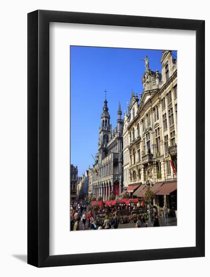 Grand Place, UNESCO World Heritage Site, Brussels, Belgium, Europe-Neil Farrin-Framed Photographic Print