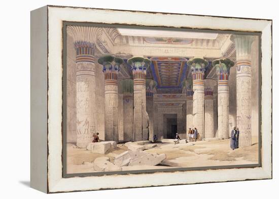 Grand Portico of the Temple of Philae - Nubia, 1842-1849-David Roberts-Framed Premier Image Canvas