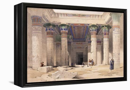 Grand Portico of the Temple of Philae - Nubia, 1842-1849-David Roberts-Framed Premier Image Canvas