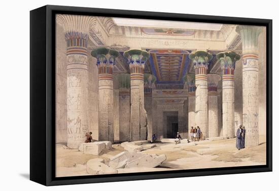 Grand Portico of the Temple of Philae - Nubia, 1842-1849-David Roberts-Framed Premier Image Canvas