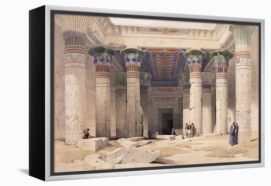 Grand Portico of the Temple of Philae - Nubia, 1842-1849-David Roberts-Framed Premier Image Canvas