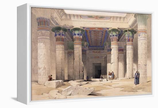 Grand Portico of the Temple of Philae - Nubia, 1842-1849-David Roberts-Framed Premier Image Canvas