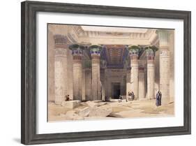Grand Portico of the Temple of Philae - Nubia, 1842-1849-David Roberts-Framed Giclee Print