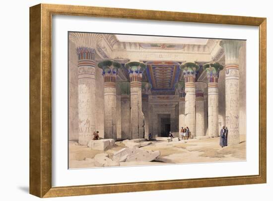 Grand Portico of the Temple of Philae - Nubia, 1842-1849-David Roberts-Framed Giclee Print