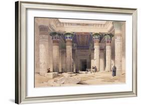 Grand Portico of the Temple of Philae - Nubia, 1842-1849-David Roberts-Framed Giclee Print