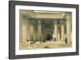 Grand Portico of the Temple of Philae, Nubia-David Roberts-Framed Giclee Print