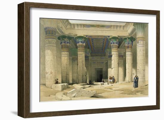 Grand Portico of the Temple of Philae, Nubia-David Roberts-Framed Giclee Print