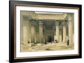 Grand Portico of the Temple of Philae, Nubia-David Roberts-Framed Giclee Print