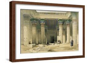 Grand Portico of the Temple of Philae, Nubia-David Roberts-Framed Giclee Print