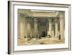 Grand Portico of the Temple of Philae, Nubia-David Roberts-Framed Giclee Print