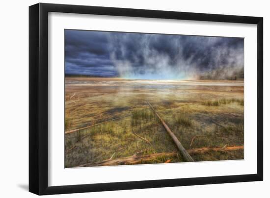 Grand Prismatic Glow, Yellowstone Wyoming-Vincent James-Framed Photographic Print