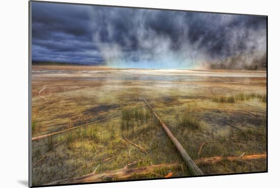 Grand Prismatic Glow, Yellowstone Wyoming-Vincent James-Mounted Photographic Print