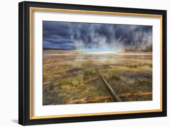 Grand Prismatic Glow, Yellowstone Wyoming-Vincent James-Framed Photographic Print