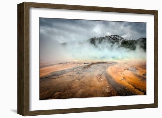 Grand Prismatic Spring in Yellowstone-Philip Bird-Framed Photographic Print