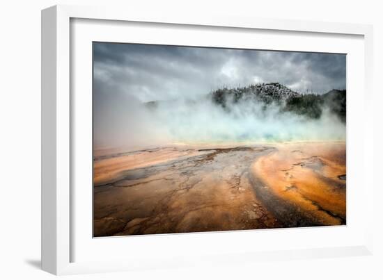 Grand Prismatic Spring in Yellowstone-Philip Bird-Framed Photographic Print