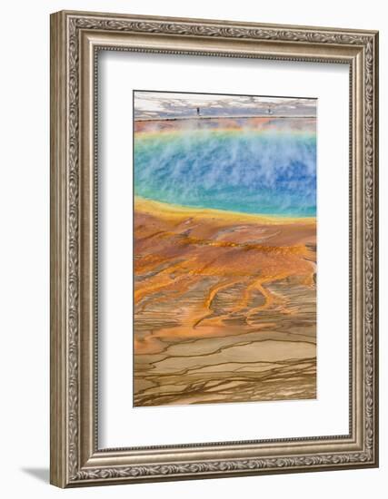 Grand Prismatic Spring, Midway Geyser Basin, Yellowstone National Park, Wyoming, U.S.A.-Gary Cook-Framed Photographic Print