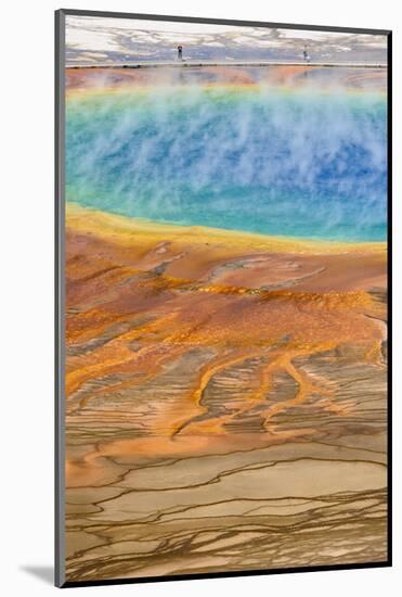 Grand Prismatic Spring, Midway Geyser Basin, Yellowstone National Park, Wyoming, U.S.A.-Gary Cook-Mounted Photographic Print