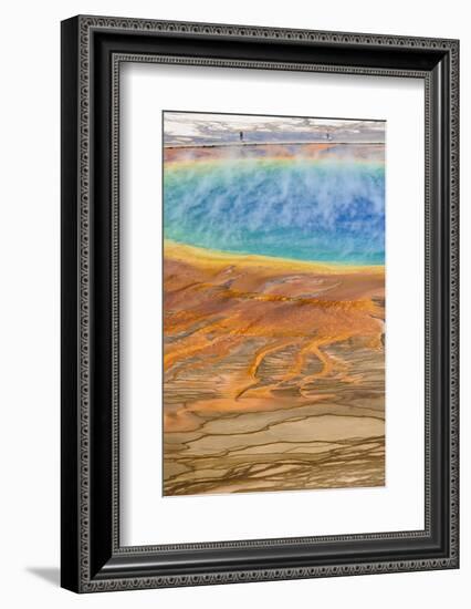 Grand Prismatic Spring, Midway Geyser Basin, Yellowstone National Park, Wyoming, U.S.A.-Gary Cook-Framed Photographic Print