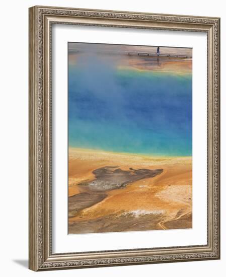 Grand Prismatic Spring, Midway Geyser Basin, Yellowstone National Park, Wyoming, USA-Neale Clarke-Framed Photographic Print