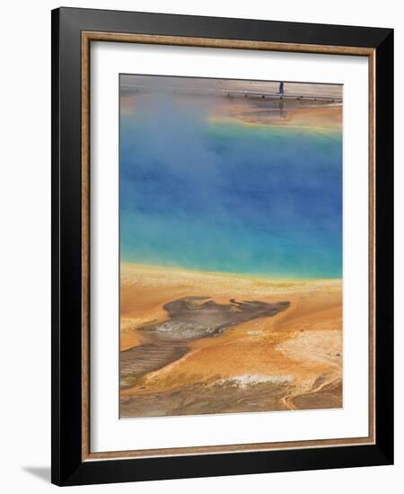 Grand Prismatic Spring, Midway Geyser Basin, Yellowstone National Park, Wyoming, USA-Neale Clarke-Framed Photographic Print