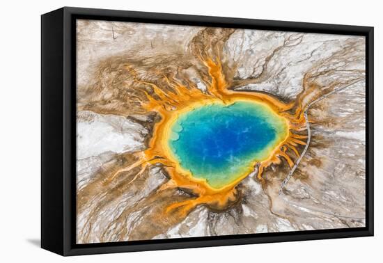 Grand Prismatic Spring, Midway Geyser Basin, Yellowstone National Park, Wyoming, Usa-Peter Adams-Framed Premier Image Canvas