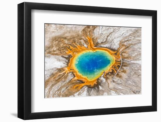 Grand Prismatic Spring, Midway Geyser Basin, Yellowstone National Park, Wyoming, Usa-Peter Adams-Framed Photographic Print